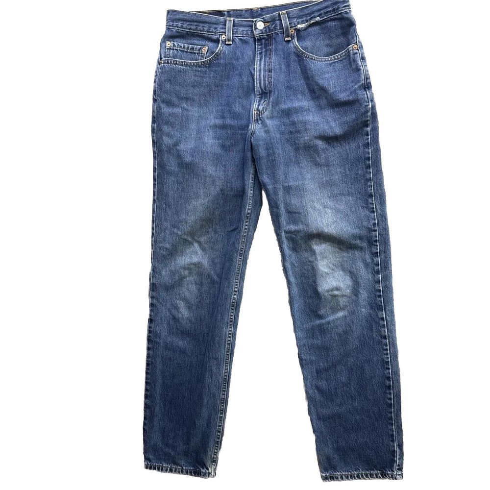 vtg usa LEVI'S‎ red tab 550 Relaxed fit denim jeans (34x34) 34x33 faded 90s